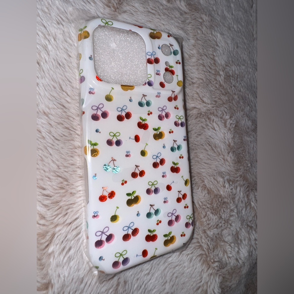 Colorful Cherry Pattern Phone Case